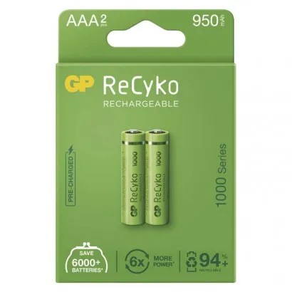 GP ReCyko NiMH Akkumulátor HR03 (AAA) 1000mAh 2db