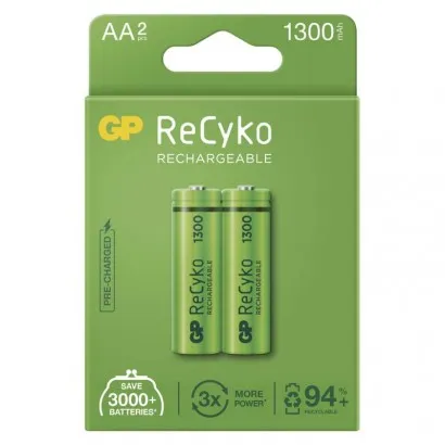 GP ReCyko NiMH Akkumulátor HR6 (AA) 1300mAh 2db