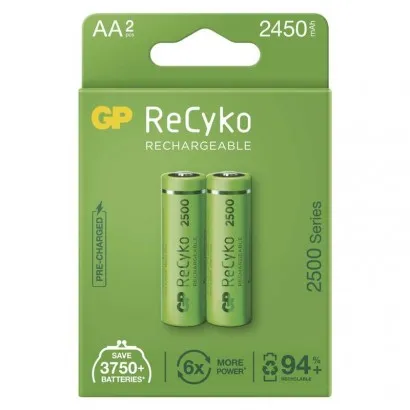 GP ReCyko NiMH Akkumulátor HR6 (AA) 2500mAh 2db