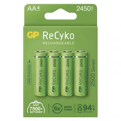 GP ReCyko NiMH Akkumulátor HR6 (AA) 2500mAh 4db