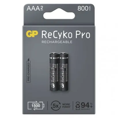 GP ReCyko Pro NiMH Akkumulátor HR03 (AAA) 800mAh 2db