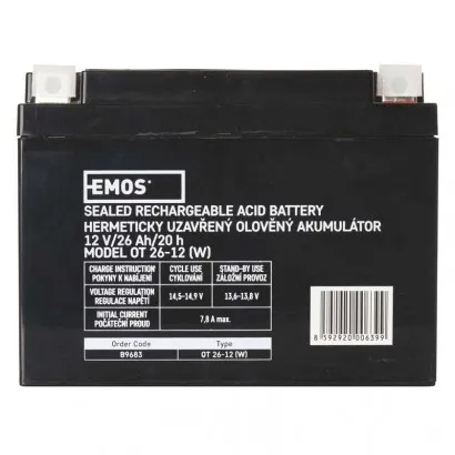 EMOS Ólomakkumulátor 12V 26Ah