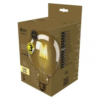EMOS Vintage LED izzó G125 E27, meleg fehér