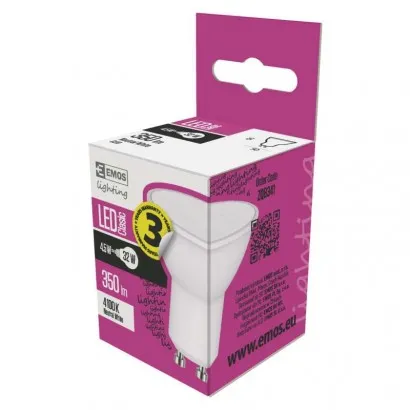 EMOS Classic LED izzó MR16 GU10 4.5W 350lm természetes feh...