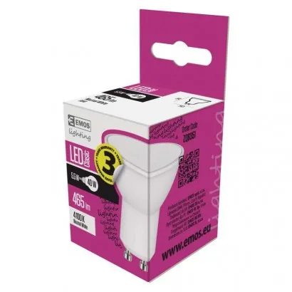 EMOS Classic LED izzó MR16 GU10 5.5W 465lm természetes feh...