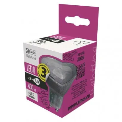 EMOS Classic LED izzó MR16 GU10 4.2W 400lm természetes feh...