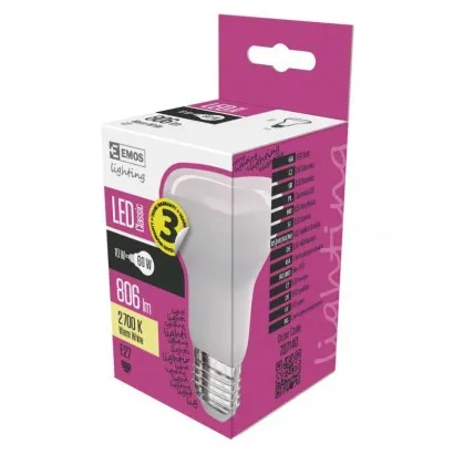 EMOS Classic LED izzó R63 E27 10W 806lm meleg fehér
