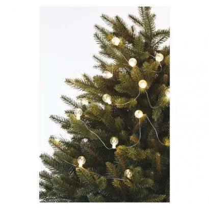 Karácsonyi LED fényfüzér – égők, 2,25 cm, 3x AA, beltéri, ...