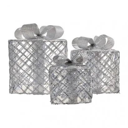 LED ajándék doboz, 3 méret, beltéri, hideg fehér