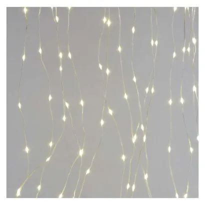 LED karácsonyi nano fényfüzér – fényfüggöny, 1,7x1,5 m, kü...