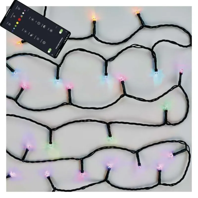 GoSmart LED karácsonyi fényfüzér, 24m, kültéri és beltéri,...