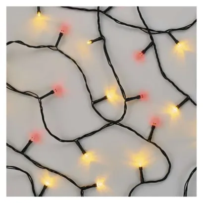 LED karácsonyi fényfüzér, pulzáló, 12 m, kültéri és beltér...