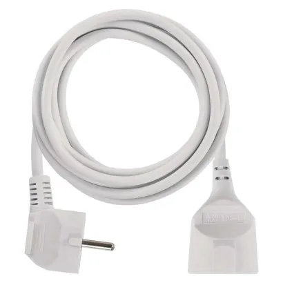 EMOS Hosszabbító 1 aljzat 2m fehér SCHUKO