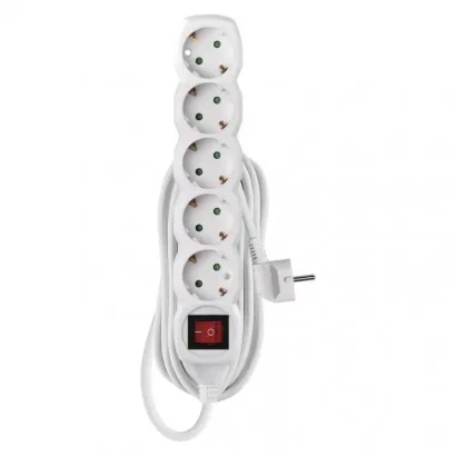 EMOS Elosztó (hosszabbító) 5 aljzat 5m, kapcsolható