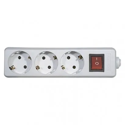 EMOS Elosztó (hosszabbító) vez nélk 3 aljzat, kapcsolható...