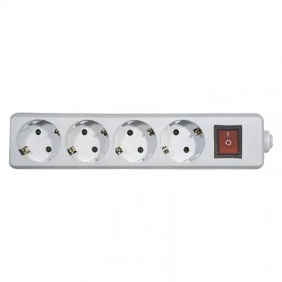 EMOS Elosztó (hosszabbító) vez nélk 4 aljzat, kapcsolható...