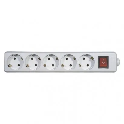 EMOS Elosztó (hosszabbító) , 5 aljzat, kapcsolható, vezeté...