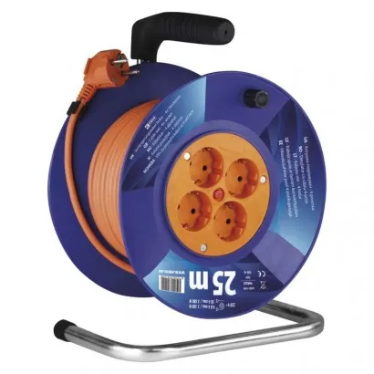 EMOS SCHUKO Kábeldob 4 aljzat 25m IP20 