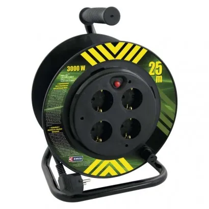EMOS SCHUKO Kábeldob 4 aljzat 25m 