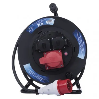 EMOS SCHUKO Gumi Kábeldob 3 aljzat 25m IP44 