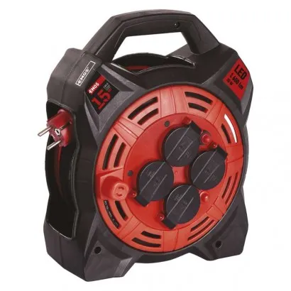 EMOS SCHUKO Gumi Kábeldob LED-es világítással 4 aljzat, 15...
