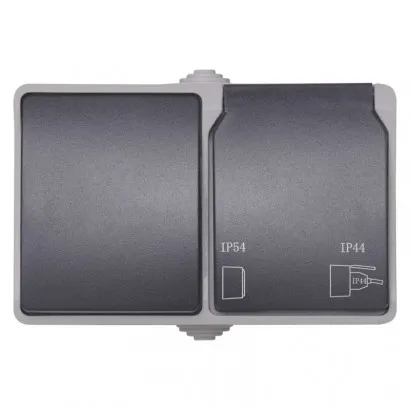 EMOS SCHUKO Aljzat és váltókapcsoló 