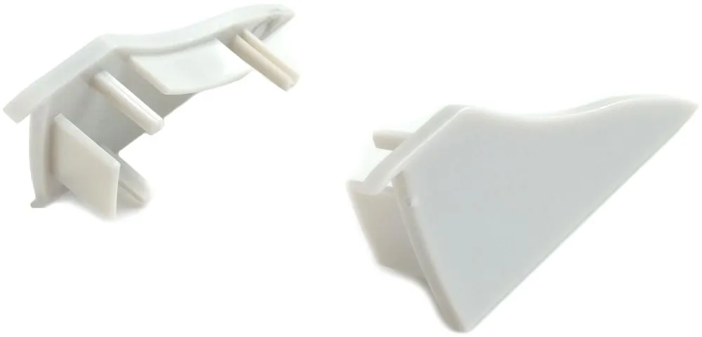 Avide Alu Profil Fali Végzáró Dugó - Jobb és Bal oldali...