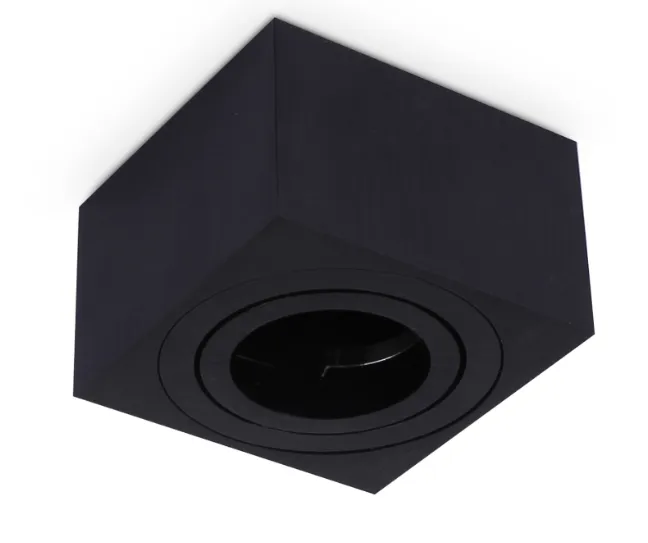 Avide A50LM Lámpatest Négyzetes Fekete Dönthető