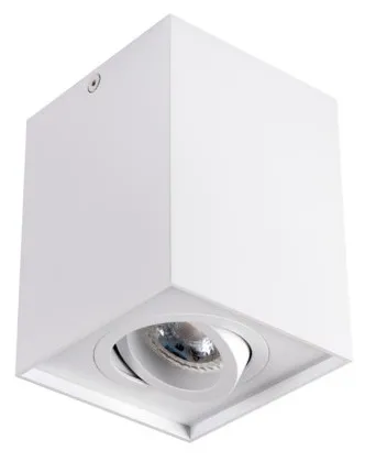 Avide GU10 Lámpatest Négyzetes Fehér Dönthető