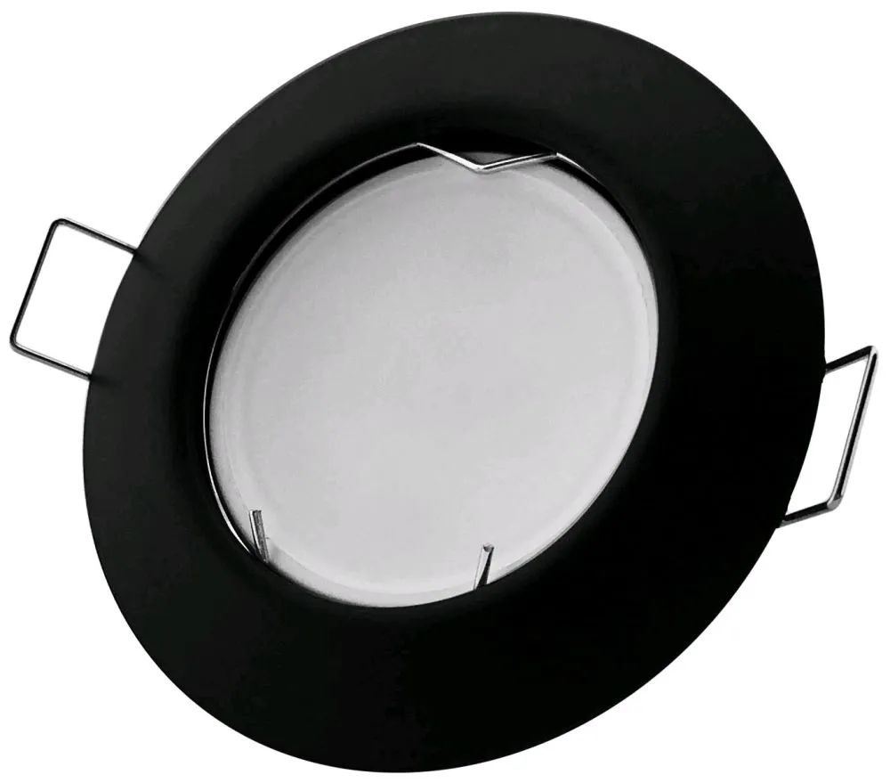 Avide GU10 Keret Domború Fekete