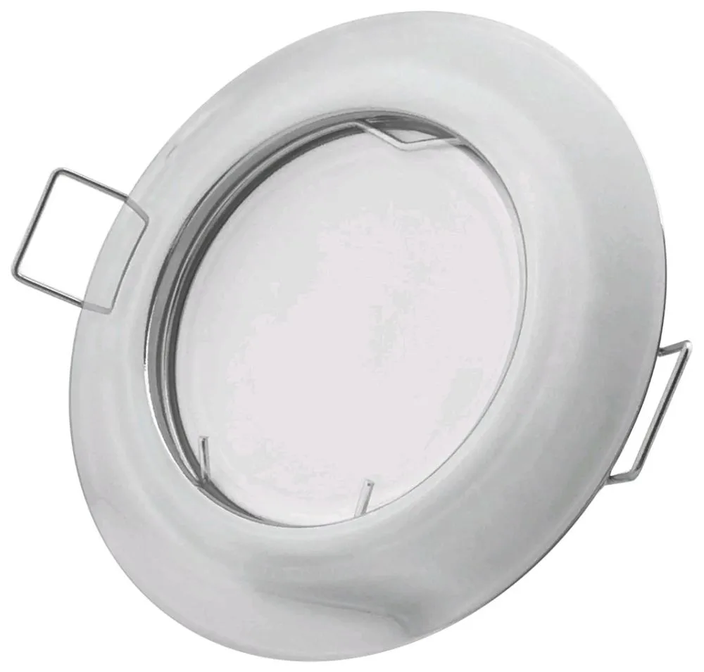 Avide GU10 Keret Domború Króm