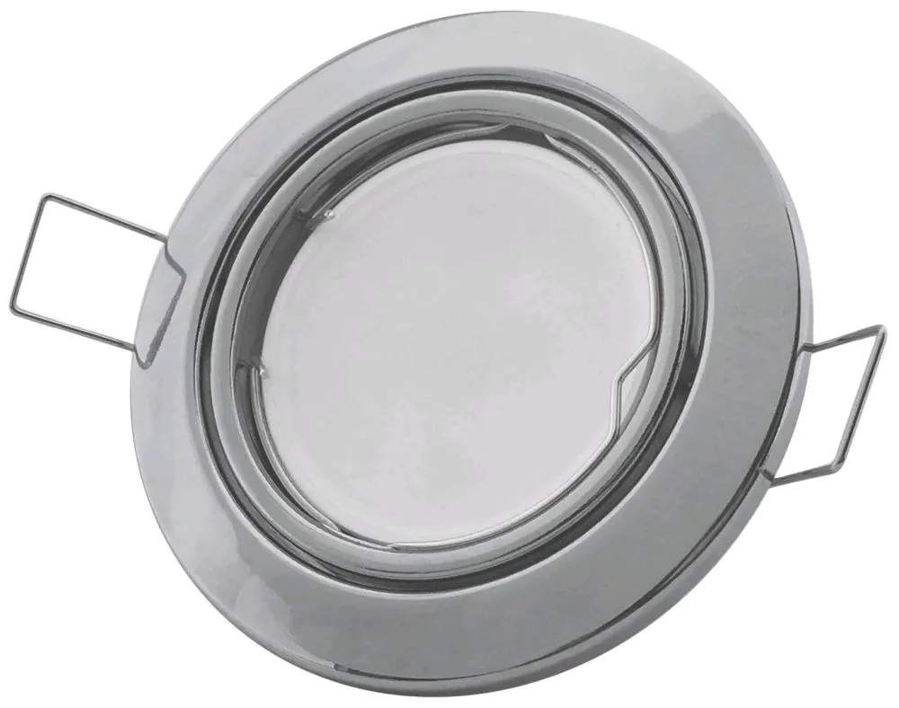 Avide GU10 Keret Domború Forgatható Króm