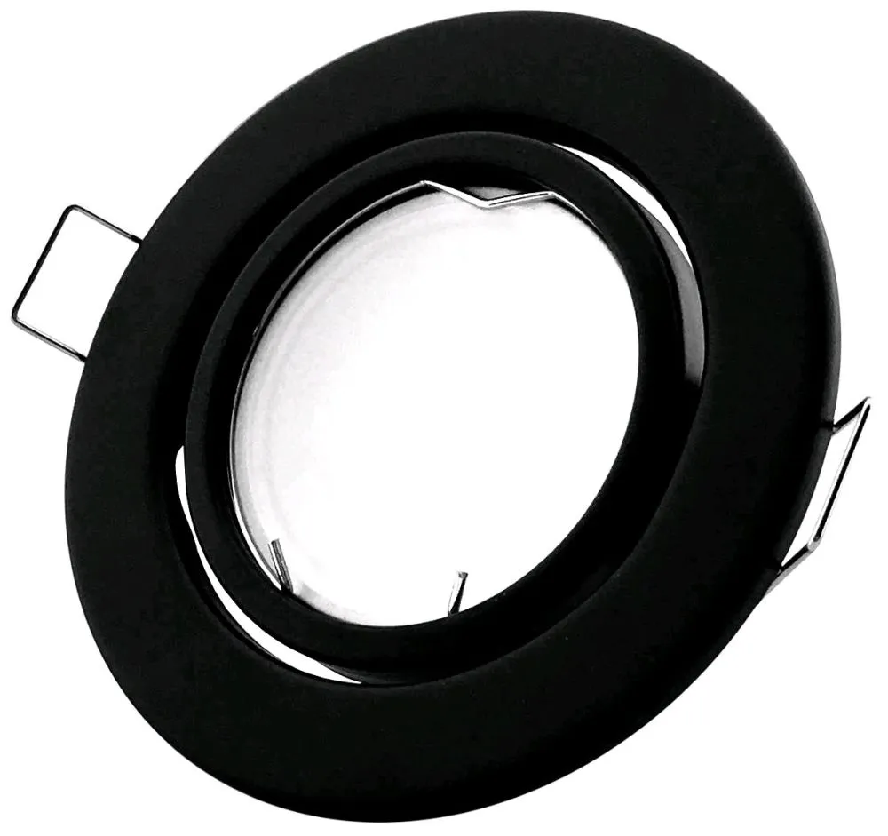 Avide GU10 Keret Normál Forgatható Fekete