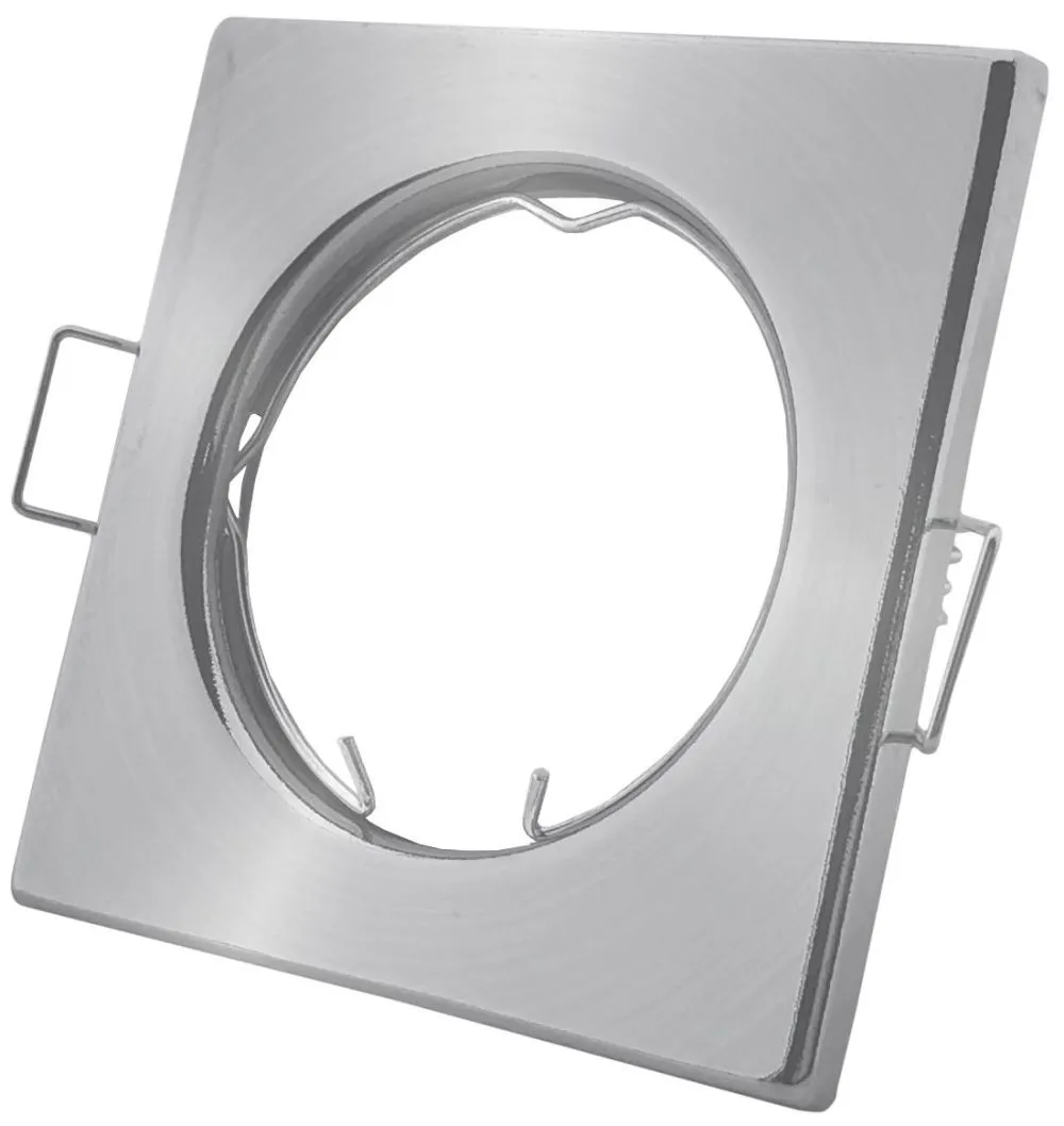 Avide GU10 Keret Négyzetes Szatén Nikkel