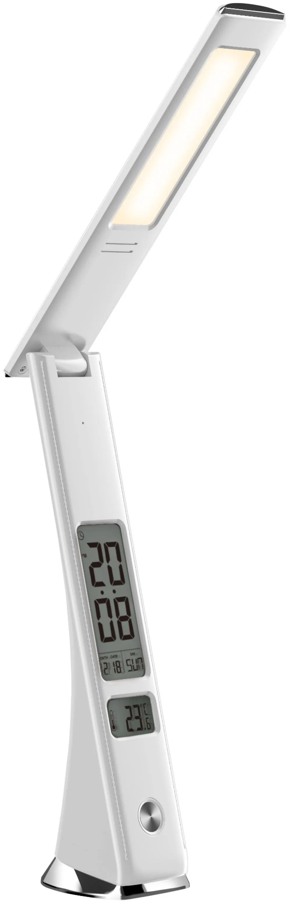 Avide LED Asztali Lámpa Üzleti Bőrhatású Claude Naptár Feh...