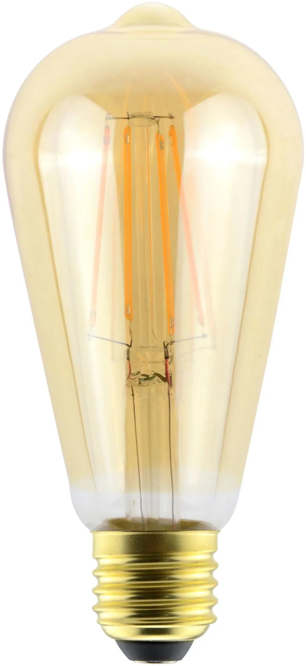 Avide LED Filament ST57 7W Dimm/Borostyán E27 360° WW 2500...