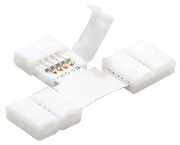 Avide LED Szalag 12V RGB+W T Elosztó csattal