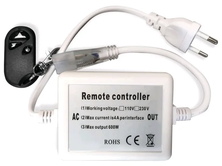 Avide LED Szalag 220V 600W Fényerőszabályzó 3528 SMD Rádió...