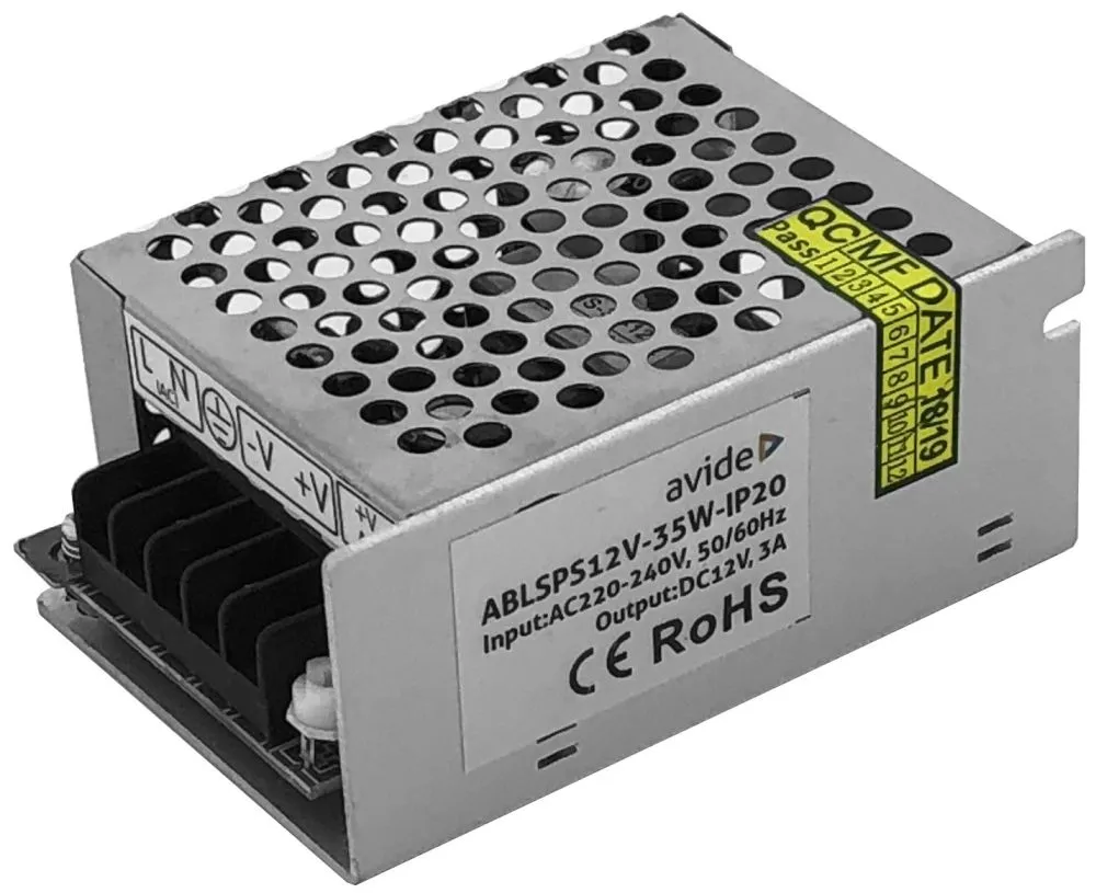 Avide LED Szalag 12V 35W IP20 Tápegység