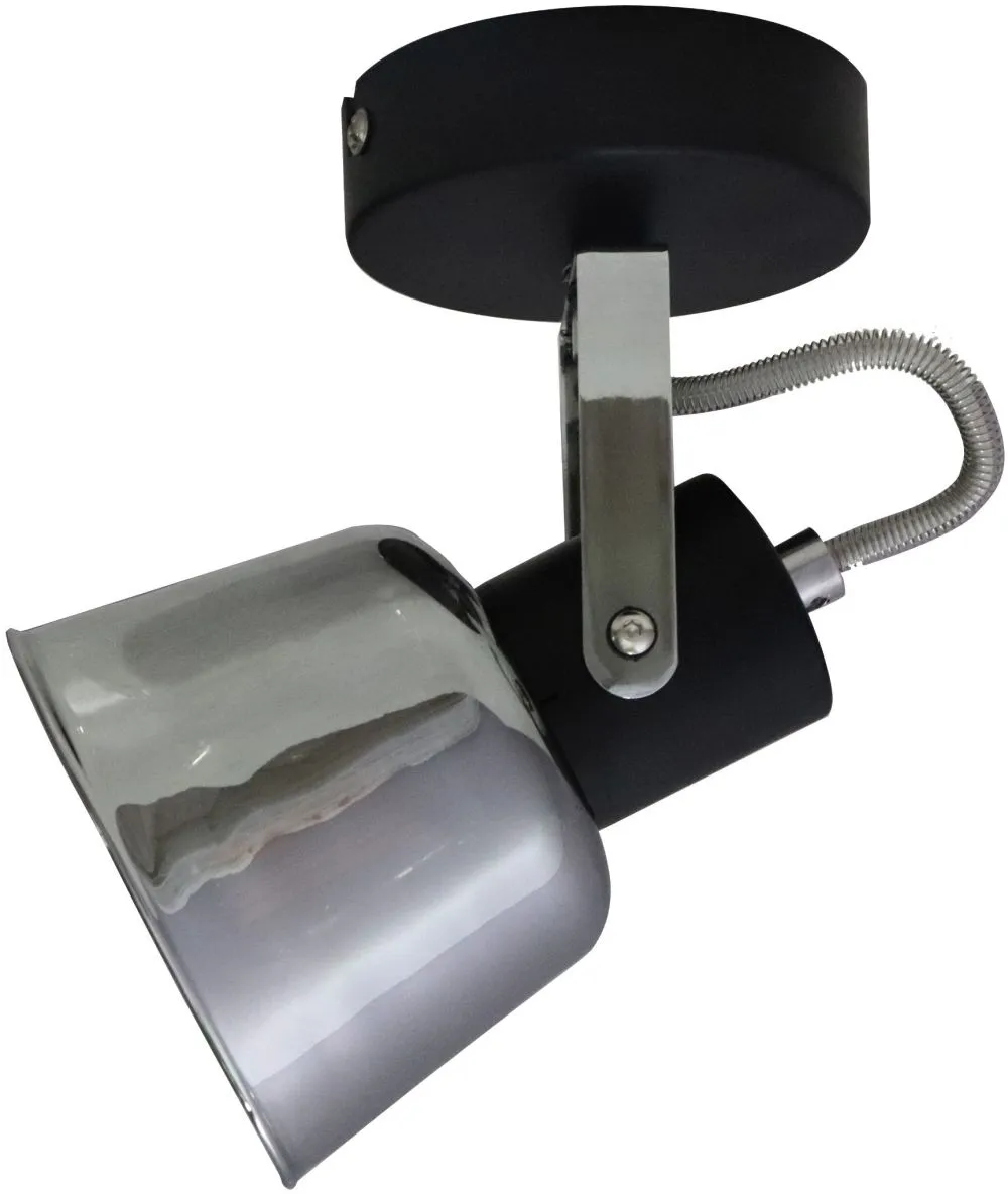 Avide Fali Lámpa Maya 1xE14 Foglalattal Fekete