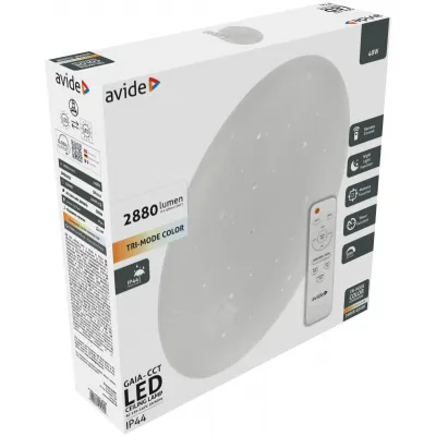 Avide LED Mennyezeti Lámpa Gaia 48W CCT IP44