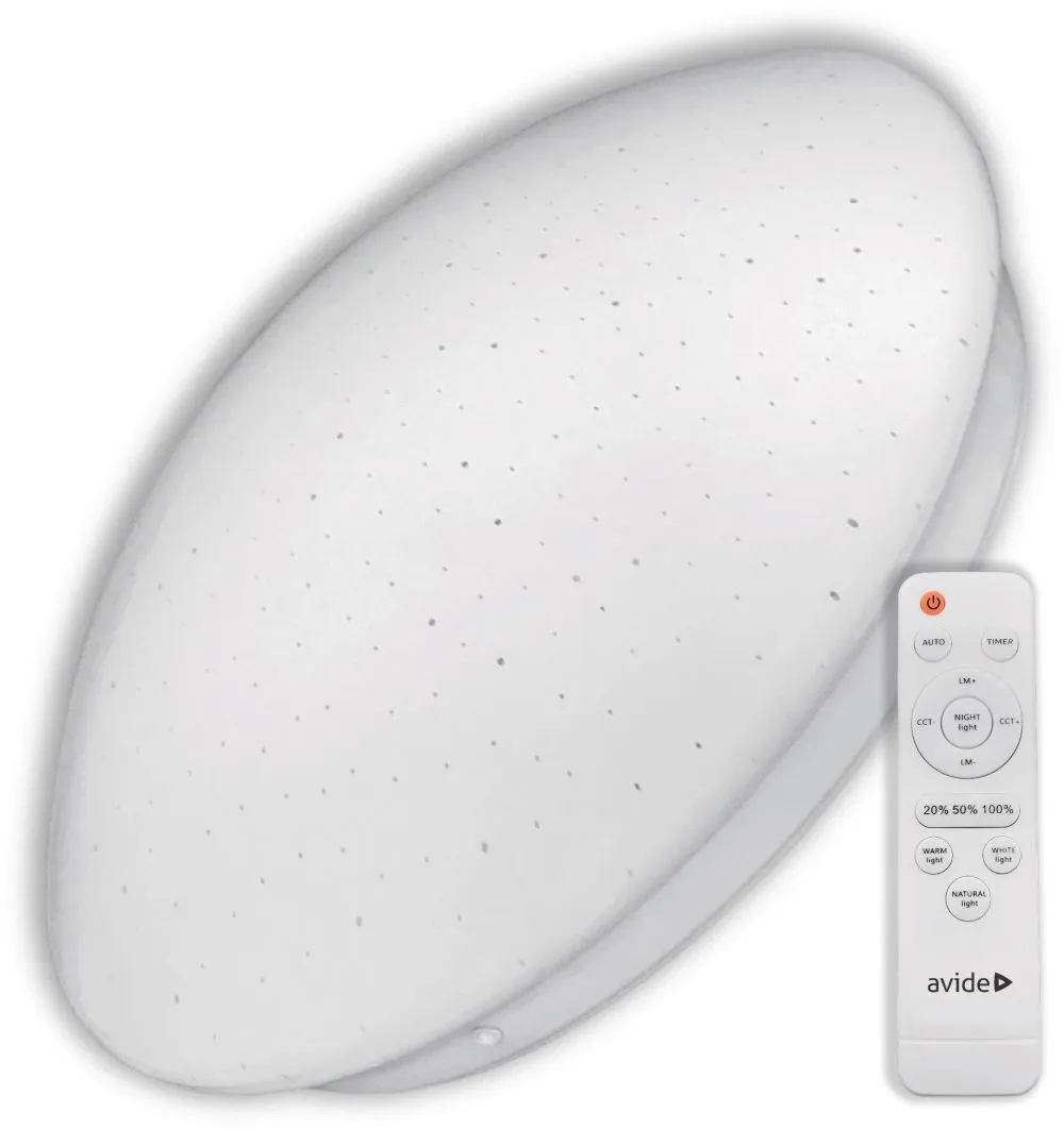 Avide LED Mennyezeti Lámpa Stella-CCT 80W (40+40) távirány...