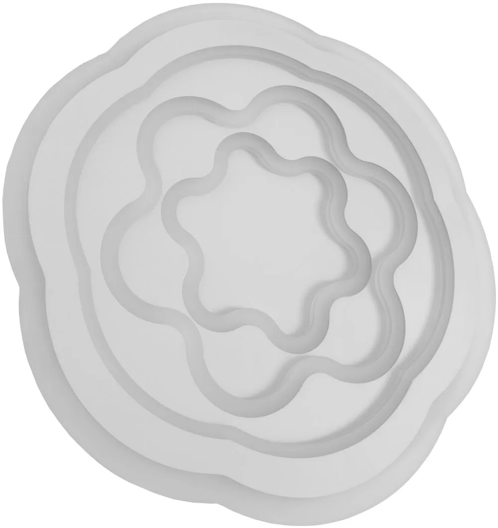 Avide Design Mennyezeti Lámpa Rosa 98W(49+49) RF Távirányí...