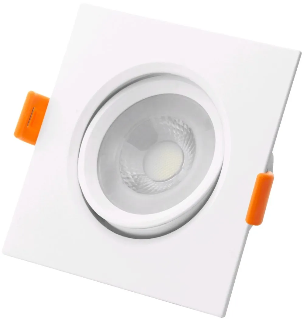 Avide LED Beépíthető Spot 38° Négyzetes 6W WW 3000K