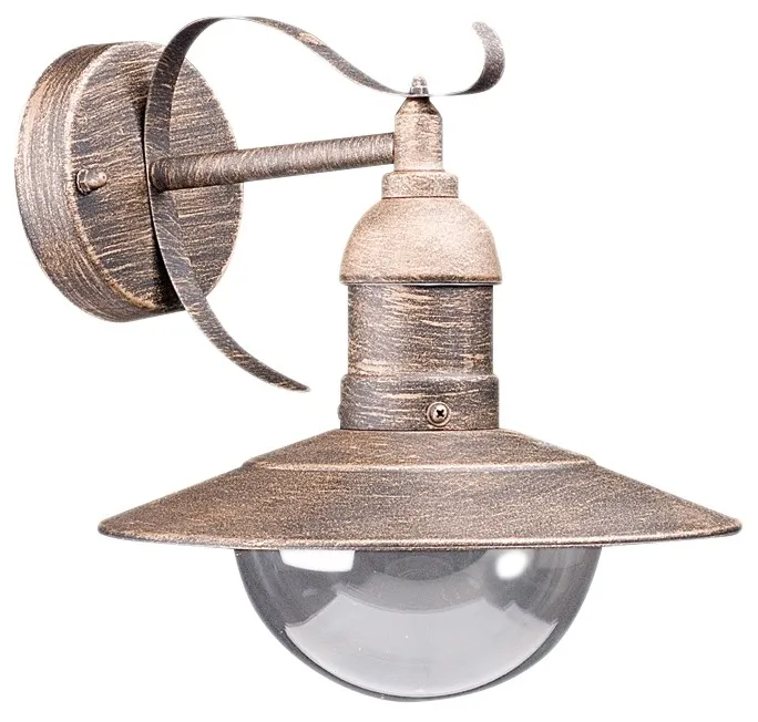 Avide kültéri fali lámpa Imperial 1xE27 IP44 antik arany...