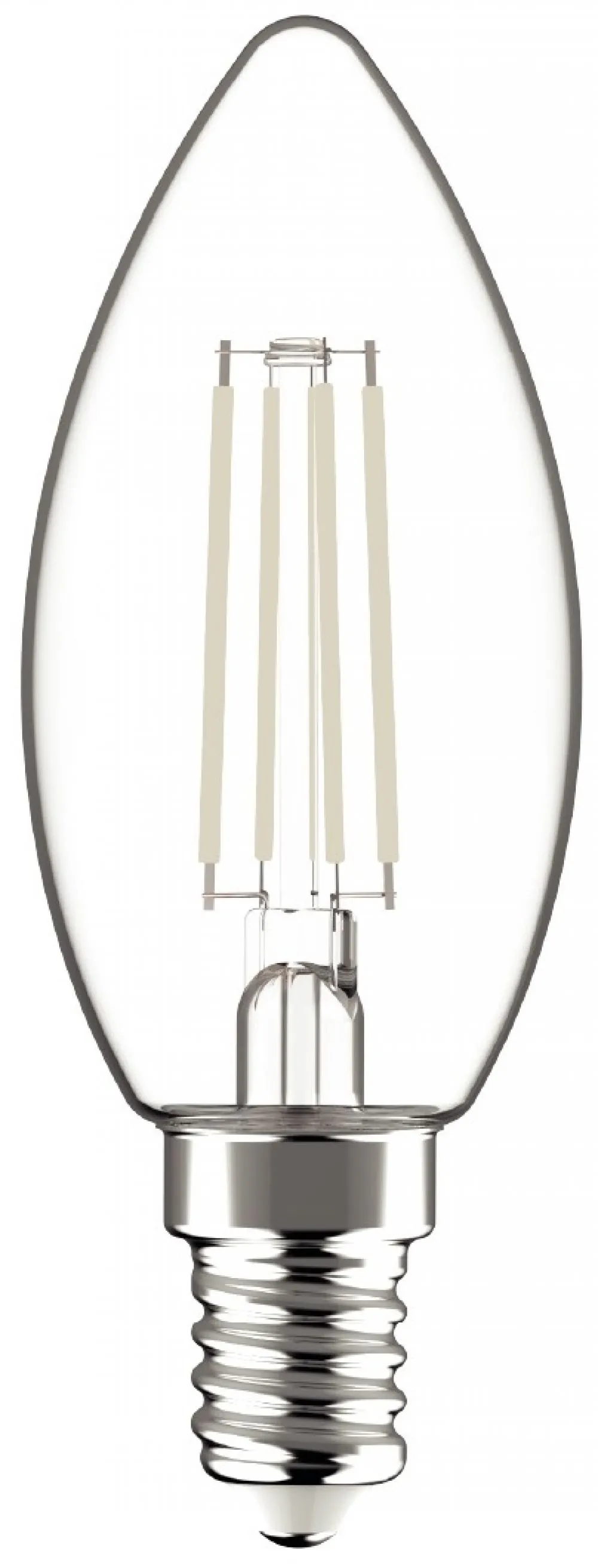 Avide LED White Filament Candle 6.5W E14 NW 4000K