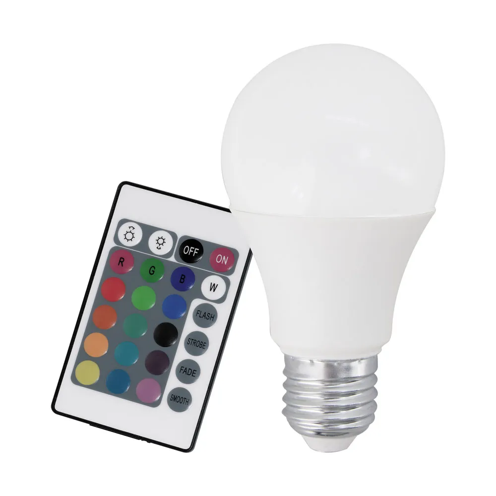 LED izzó RGB/fehér E27 A60 9W 806Lm 3000K
