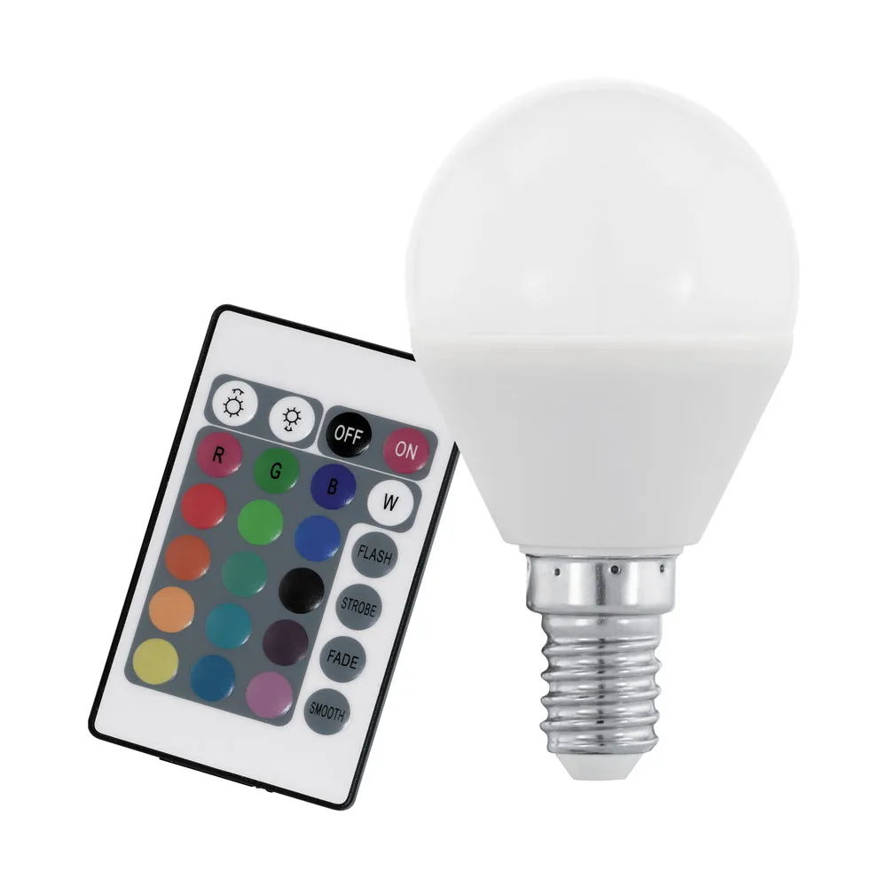 LED izzó RGB/fehér E14 P45 1x4W 300Lm 3000K