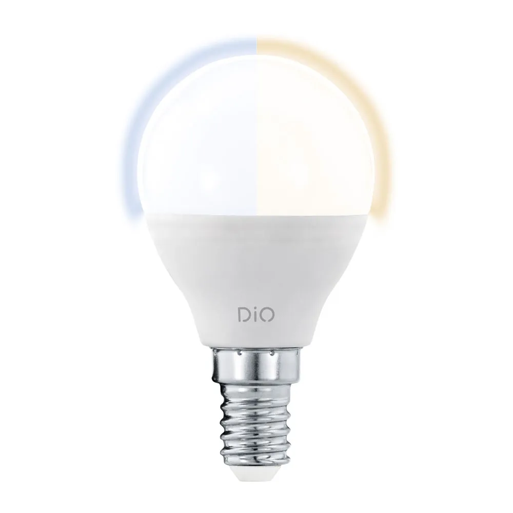 LED izzó E14 P45 5W 2700-6500K+távir.