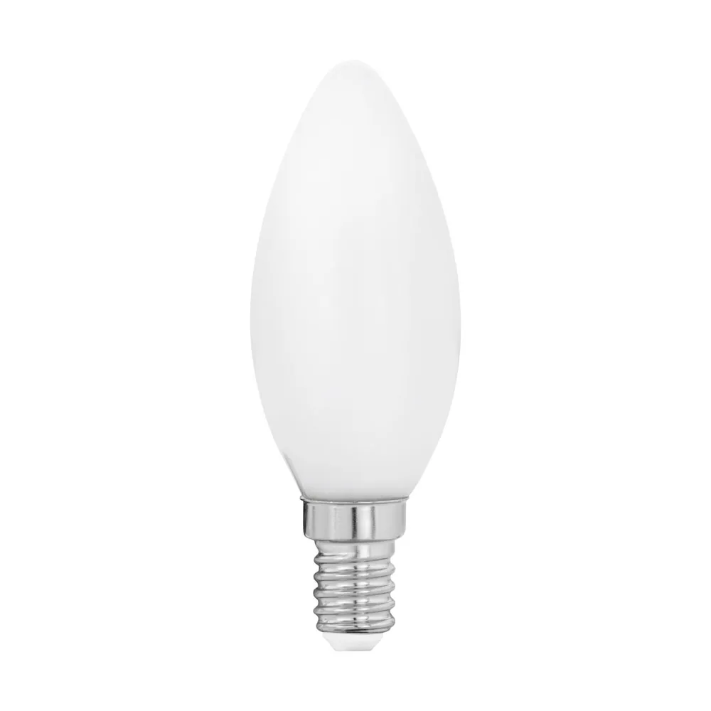 LED izzó E14 C35 4W 4000K 470Lm opál